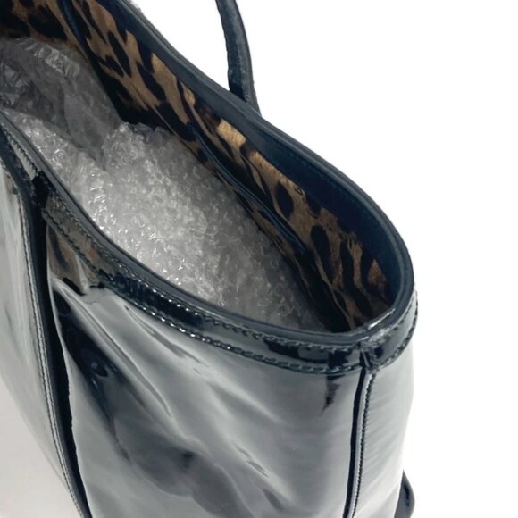 DOLCE & GABBANA Tassel fringe logo Leopard print Shoulder Bag Tote Bag - Picture 4 of 13